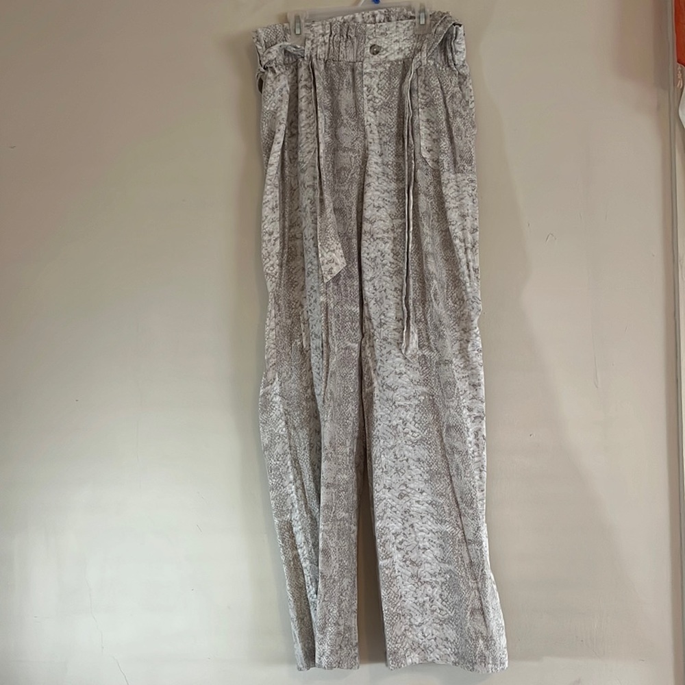 Large snake skin pants